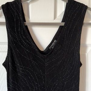 Bebe black glitter dress